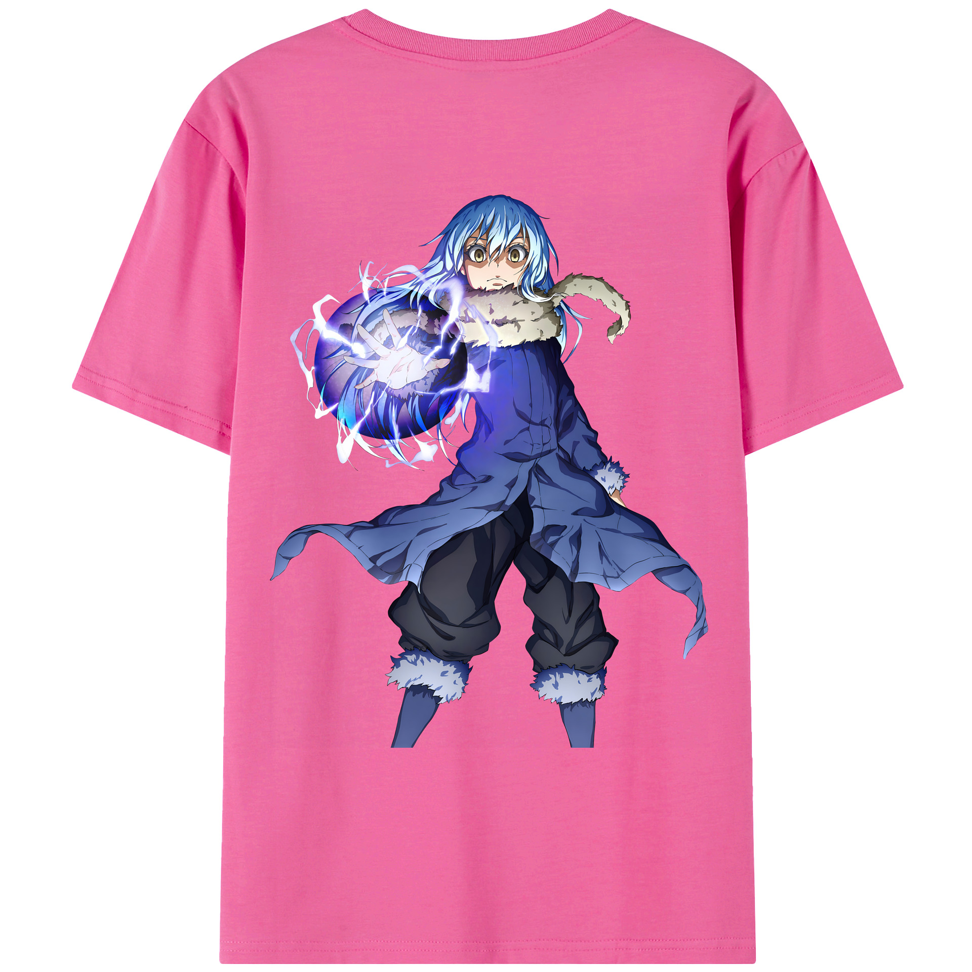 （画像用） 転スラ Regarding Reincarnated to Slime レディース半袖Tシャツ(バックプリント)